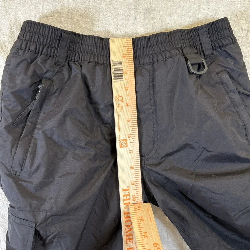 Snow Pants Kids Size 12 Unisex By Sport Essentials Ski Snowboarding Black‎